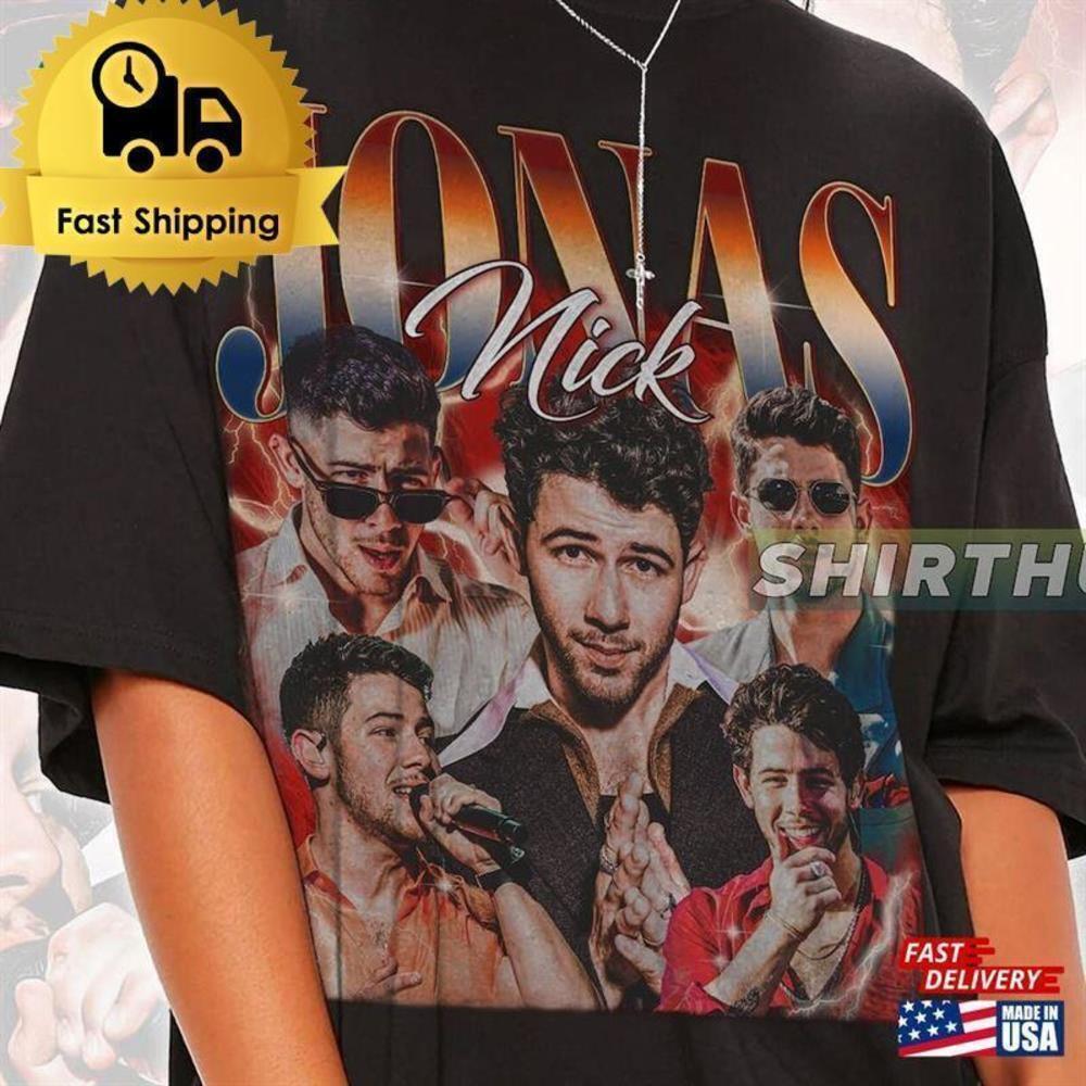 Nick Jonas Retro 90s Pop Star Fan Gift Classic Unisex T-Shirt